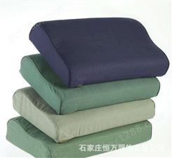 恒万服饰厂家 宿舍学生用定型枕 军绿色硬质棉枕头 军训内务护颈枕