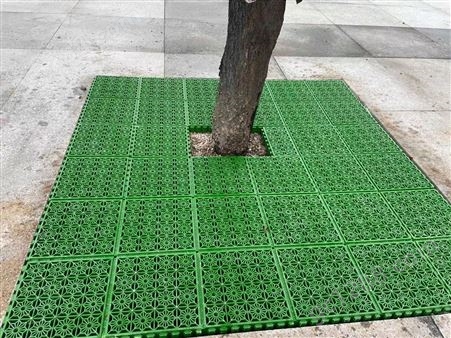 太行甲灰色道路高分子合成树篦子 护树板 安装定制