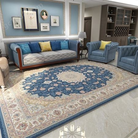 土耳其竹纤维人造丝奢华欧式美式地毯别墅波斯风地毯